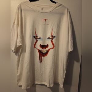 IT Chapter Two Pennywise Clown Face Tshirt Mens XL New With Tags